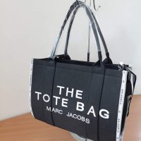 Луксозна Черна чанта Marc Jacobs The Tote Bag/SG-E30, снимка 3 - Чанти - 42900647