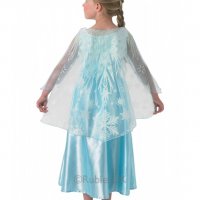 Рокля на Елза с музикална брошка и светлини, снимка 2 - Детски рокли и поли - 35001492
