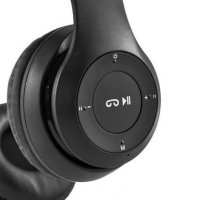 Безжични Bluetooth слушалки P47 - бял или черен цвят, снимка 5 - Bluetooth слушалки - 38854552