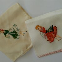 Колекционерски копринени рисувани дамски кърпички, снимка 9 - Колекции - 36716949