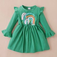 Зелена рокличка, снимка 1 - Детски рокли и поли - 42785578