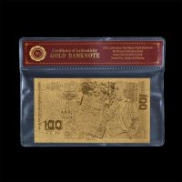 Златна банкнота 100 лева , златни лева, снимка 3 - Нумизматика и бонистика - 31915588