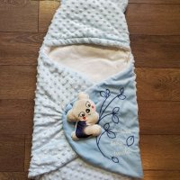 Топло бебешко спално чувалче за количка за новородено, снимка 1 - За бебешки колички - 31686431