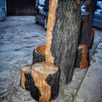 Градински чешми от щампован бетон имитиращи дърво, снимка 4 - Други - 38582352