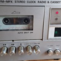 Радио-касетофон будилник., снимка 3 - Ресийвъри, усилватели, смесителни пултове - 40120260