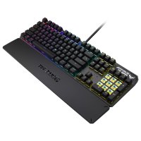 Клавиатура Геймърска USB Asus TUF Gaming K3 90MP01Q0-BKUA00 Механична RGB Подсветка, снимка 3 - Клавиатури и мишки - 42099760