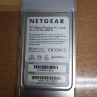 Wireless PC Card WG511 Netgear, 54 Mbps, снимка 2 - Други - 44556621