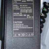Адаптер зарядно за лаптоп 100w Meind комбинирано 220v/12v 100W Notebook power adapter зарядно,Захран, снимка 7 - Захранвания и кутии - 13066140