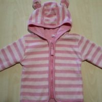 Плюшен сучър ,,Розов мечо" р-р 62, снимка 2 - Бебешки якета и елеци - 30220445