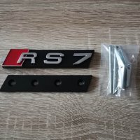 Предна решетка сребриста емблема Audi Ауди RS7, снимка 2 - Аксесоари и консумативи - 38759813