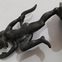 Бронзова статуетка на Сатир, снимка 1 - Антикварни и старинни предмети - 29699261