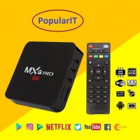 Промо █▬█ █ ▀█▀ Нови 4K Android TV Box 8GB 128GB MXQ PRO Android TV 11 /9 wifi play store, netflix , снимка 3 - Приемници и антени - 39361611