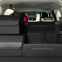 Кутия за багажник на автомобил, органайзер за принадлежности, чанта от еко кожа, 40 см, снимка 2 - Аксесоари и консумативи - 44693994