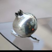 Сребърна миниатюра "Нар", снимка 7 - Други - 38204186