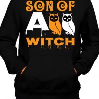 Мъжки Суитчър/Суитшърт Son Of A Witch 1,Halloween,Хелоуин,Празник,Забавление,Изненада,Обичаи,, снимка 1 - Суичъри - 38159359