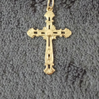 Златно кръстче 14К, снимка 1 - Колиета, медальони, синджири - 44683160