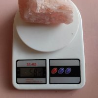  Розов кварц - необработен : произход Мозамбик - 584 грама , снимка 1 - Други ценни предмети - 40343684
