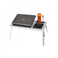 0408 Сгъваема маса за лаптоп с вграден охладител, снимка 1 - Други стоки за дома - 37424805