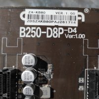 B250-D8P-D4 mining motherboard + 4GB memory DDR4, снимка 2 - Дънни платки - 37117776