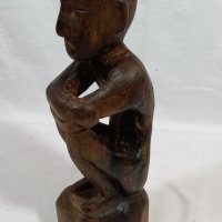 Дървена статуетка дърворезба , снимка 3 - Статуетки - 35626438