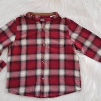 Детска карирана риза Zara 18-24 месеца , снимка 11 - Бебешки блузки - 42925759