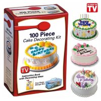 Комплект за декорация на торти от 100 части, снимка 2 - Други - 29146531