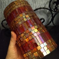  Изумителна кристална  ваза Арт Деко стил "тифани " НАМАЛЕНИЕ, снимка 2 - Вази - 38015505