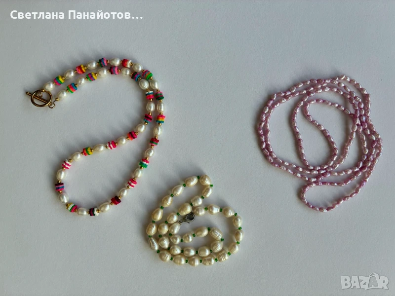 Колиета с перли, снимка 1