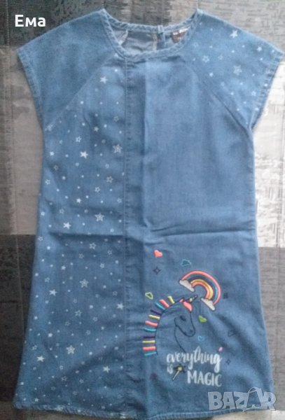 Детска дънкова рокличка, снимка 1