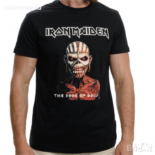 Нова тениска с дигитален печат на музикалната група IRON MAIDEN - The Book of Souls, снимка 1