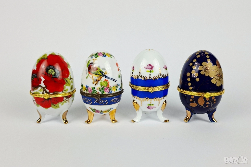 4 бижутерки с формата на яйце, снимка 1