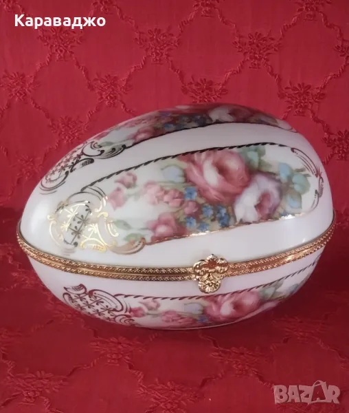 Порцеланово Яйце Кутия, снимка 1