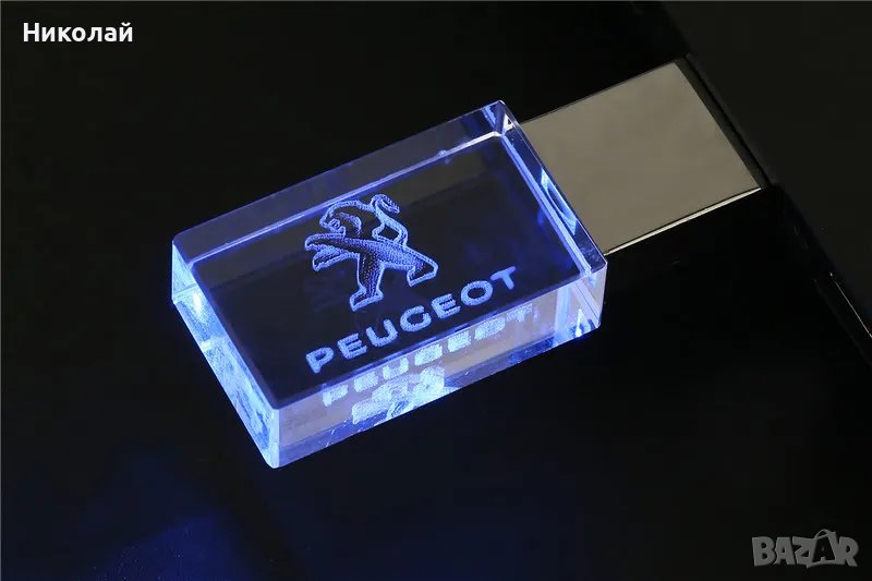 32 гб Светеща флашка Пежо , Peugeot, снимка 1