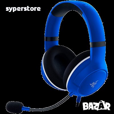 Слушалки с микрофон Razer Kaira X Shock Blue геймърски за Xbox SS301428, снимка 1