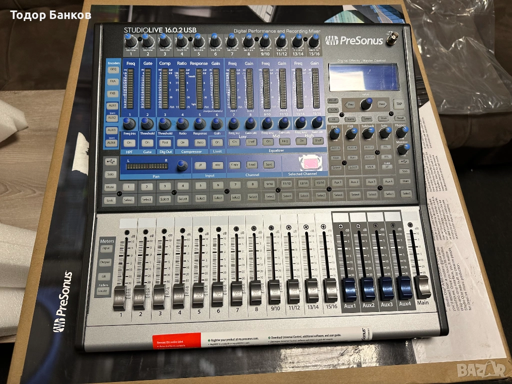 Продавам миксер Presonus StudioLive 16.0.2 USB, снимка 1