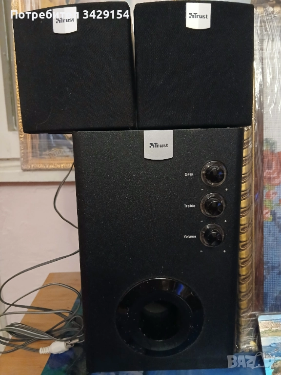 Супер Изгодно (Тонколона)Звукова система Тrust 2.1 speaker set sp-3440, снимка 1