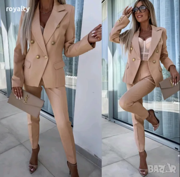 Бежов костюм, снимка 1