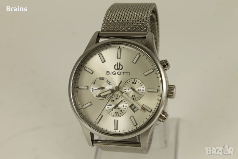 BIGOTTI MILANO Мъжки Кварцов Часовник Dual Time, снимка 1