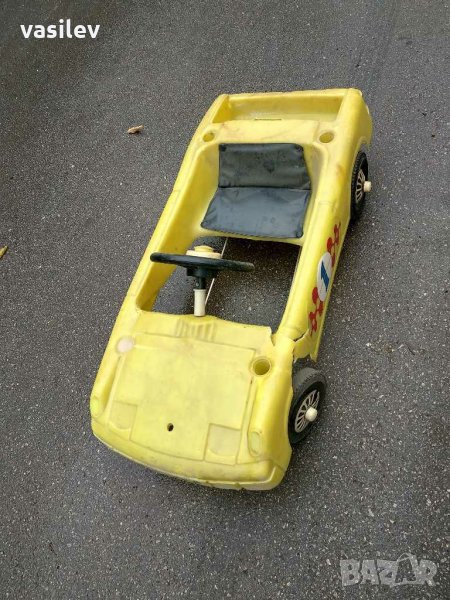 Ретро детска кола с педали Porsche 914, снимка 1