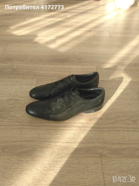 Официални мъжки кожени обувки Роберто Ботичели, снимка 1