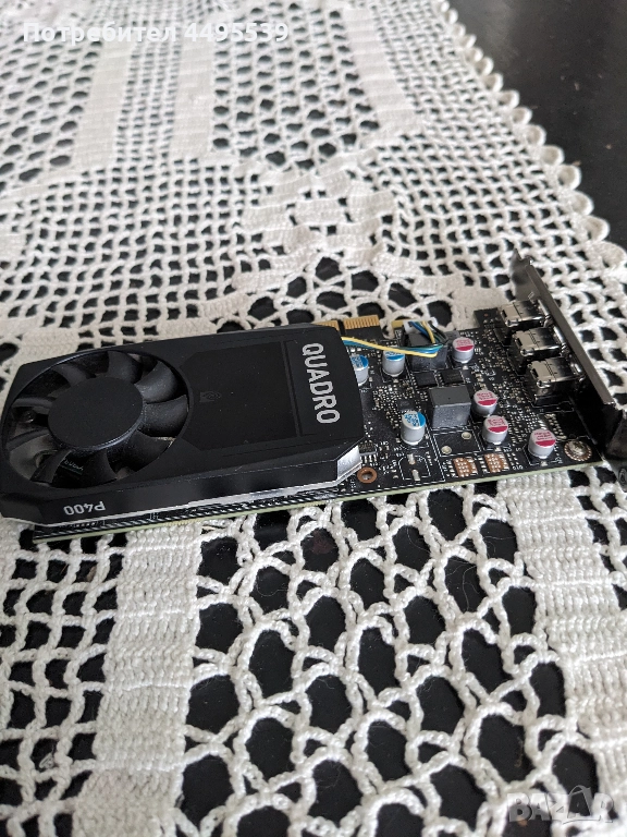 Nvidia Quadro p400 low profile bracket, снимка 1