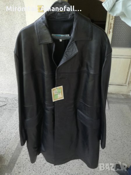 Мъжка кожена шуба, снимка 1