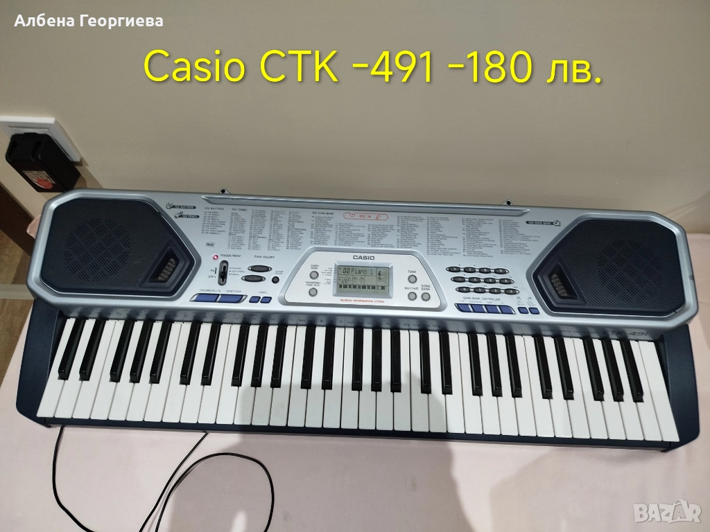 Синтезатор Casio CTK -491, снимка 1