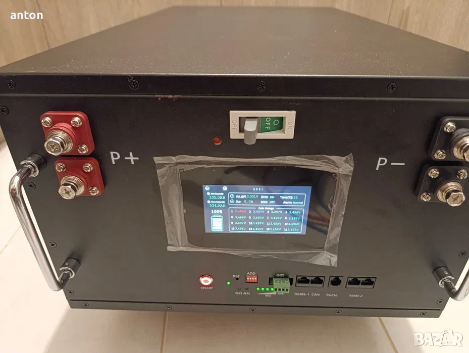 17kWh литиева батерия акумулатор за соларна система lithium cell battery solar system LiFePO4 LFP, снимка 1