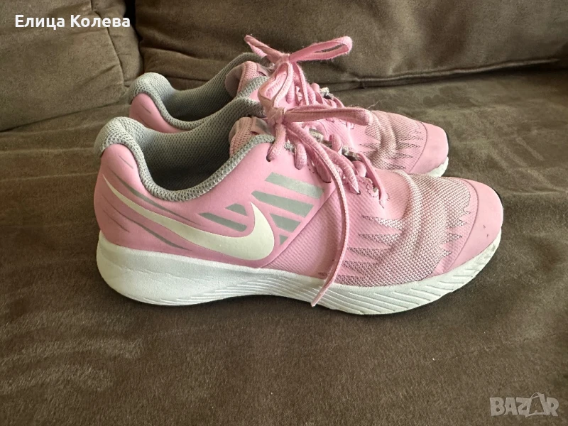 Nike розови маратонки номер 36,5-37, снимка 1