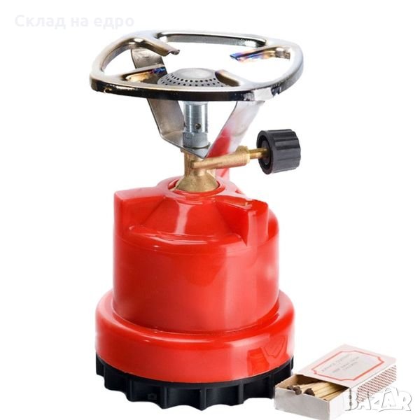 Къмпинг метален газов котлон на газ, снимка 1