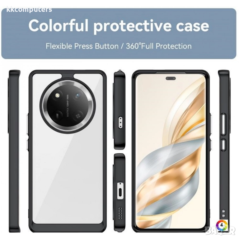 Honor Magic7 Lite 5G Colorful TPU Калъф и Протектор, снимка 1