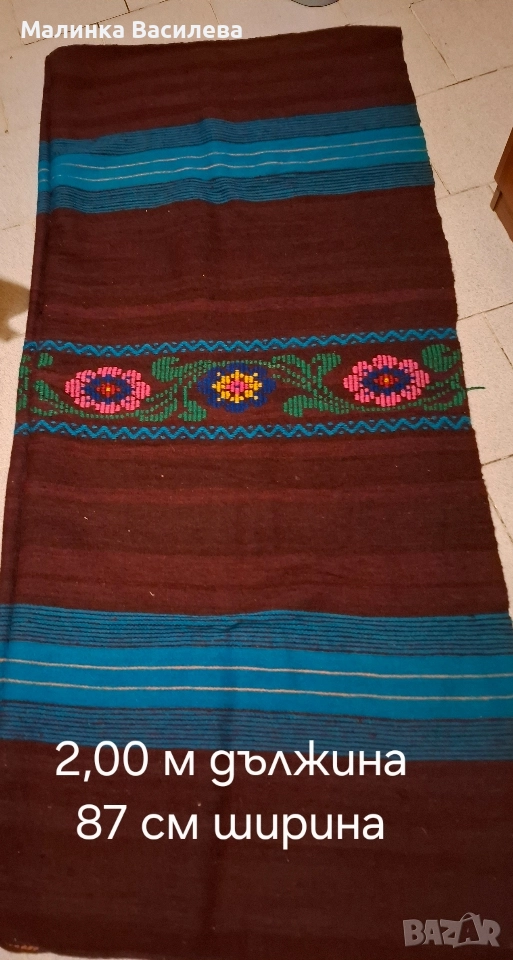 вълнен килим , снимка 1