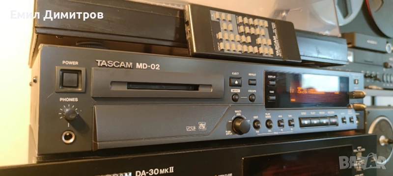 MD-02B | Professional MiniDisc Recorder - TASCAM, снимка 1