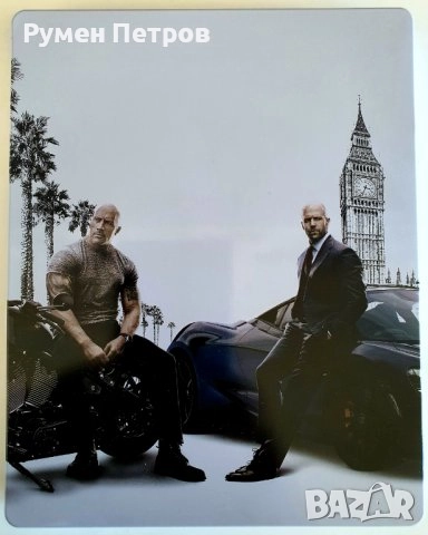 Fast & Furious: Hobbs & Shaw - Blu-ray Steelbook - нов блу рей стилбук, снимка 1